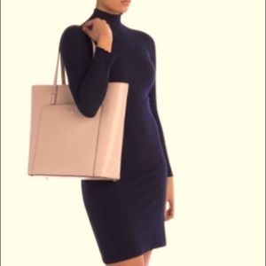 Kate Spade Leather Large GrandStreet Tote MSRP $348.00, Sadie Warmvellum